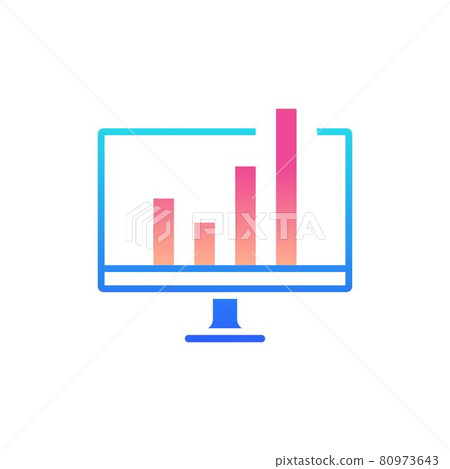 Computer Logo Vector Icon Design Illustration Stock Illustration