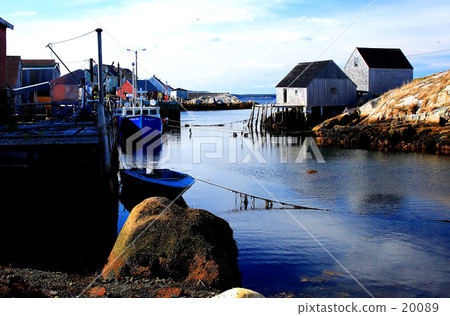 Port town in Canada 20089