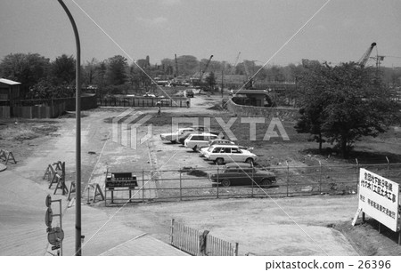Harajuku · Yoyogi park construction work 26396
