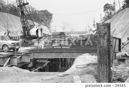 Harajuku · Yoyogi Park, Subway "Chiyoda Line" Construction Work Showa 44 26565