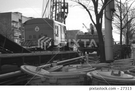 Harajuku / Omotesando subway Chiyoda line new construction work Showa 44 year12 month 27313