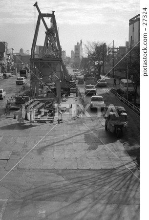 Harajuku / Omotesando subway Chiyoda line new construction work Showa 44 year12 month 27324