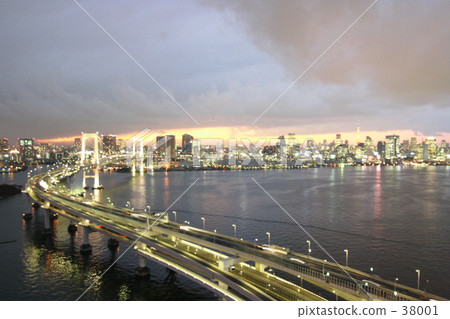 Rainbow at dusk Rainbow at dusk 38001