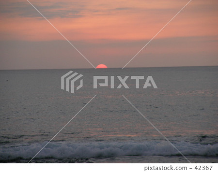 hawaii, setting sun, evening sun 42367