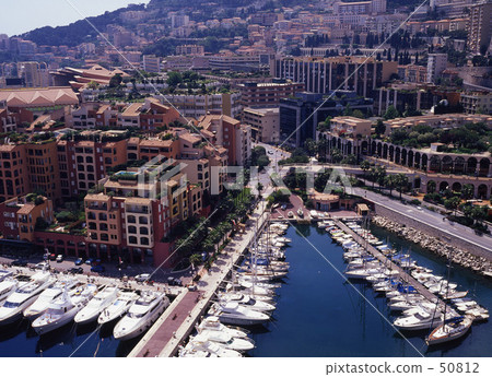 摩納哥的遊艇港 50812