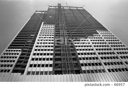 新宿亞中心城市·京王廣場酒店正在建設昭和45年 66957