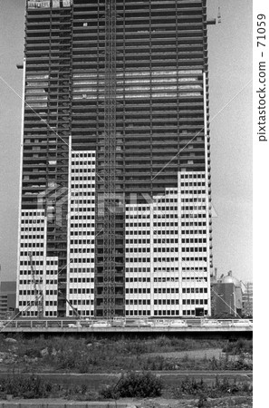 新宿亞中心城市·京王廣場酒店正在建設昭和45年 71059