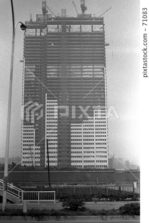 新宿亞中心城市·京王廣場酒店正在建設昭和45年 71083