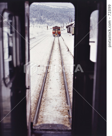 Railway National Railways: Showa 52 in Tone Rikuu Station on Tempuku Line 72899