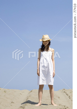 漂亮 站立 直幅 77410