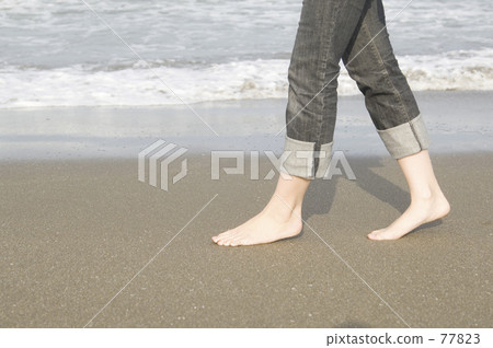 赤足 赤腳 橫幅 77823