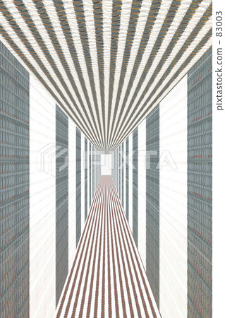 Striped corridor 83003