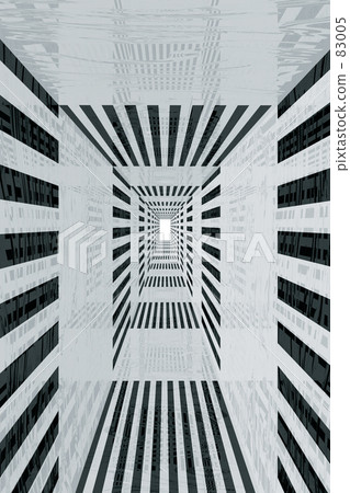 Striped corridor 83005