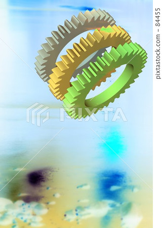 Gear drifting on the water surface Gear drifting on the water surface 84455