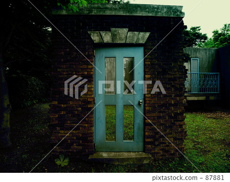 door, doors, black 87881