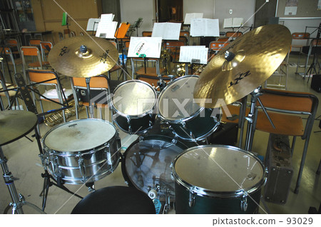 drumset, drum set, brass band 93029