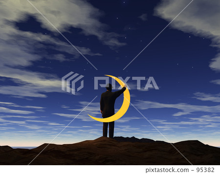 The man holding the moon 95382