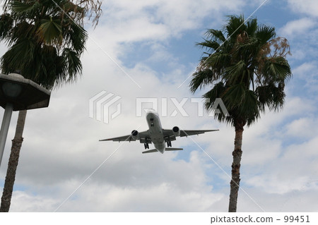 Blue sky and airplane Blue sky and airplane 99451
