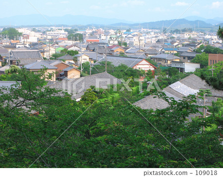 View from Matsusaka Castle Ruins 109018