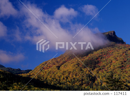 雲和秋葉山（大雪山系統·Kurodake） 117411