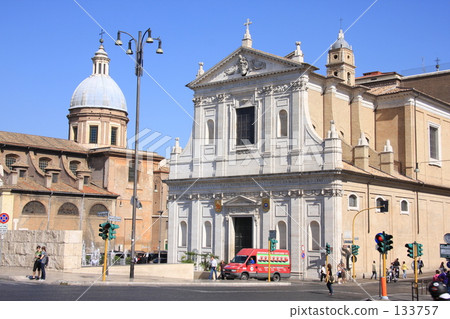Street corner of Rome 133757