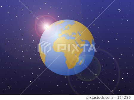 The earth 134259
