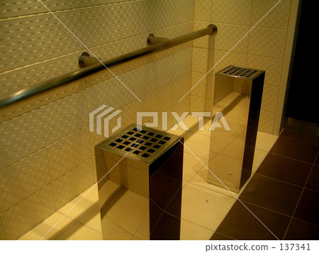 handrail, metall, smoking 137341