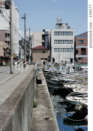 Scenery of Akashi · Tako ferry 149577