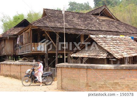 Shan tribe house Shan tribe house 150378