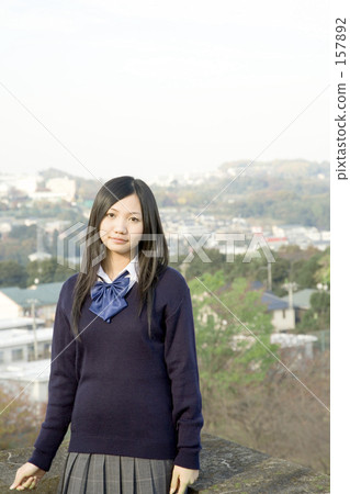 青少年 直幅 直 157892