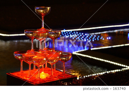 玻璃樹 香檳塔 香檳杯 163740