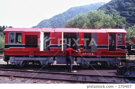 Railway · Private Railway Oigawa Railway Ikegawa Line Showa 57 Years 170407