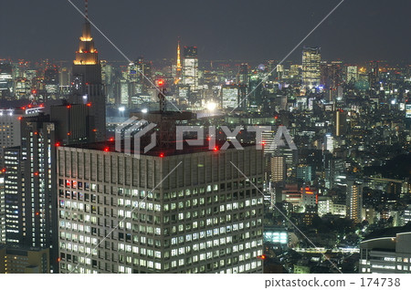 東京 夜景 風景 174738