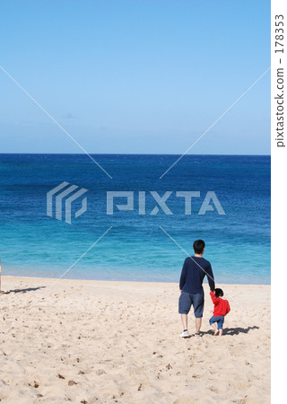 海洋父母和孩子 178353