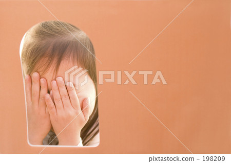 long hair, hide and seek, hide-and-seek 198209