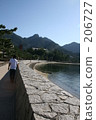 itsukushima shrine, walk, walking 206727