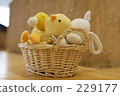 Basket stuffed animals 229177
