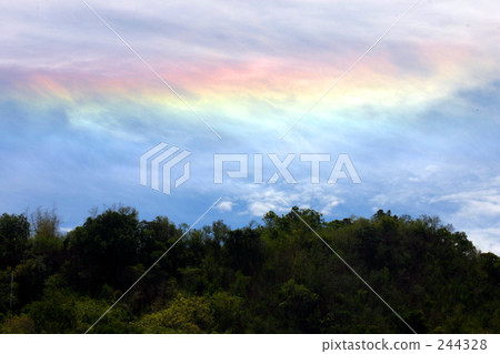 A rainbow over the island 244328