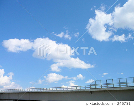 Bridge and blue sky Bridge and blue sky 246751