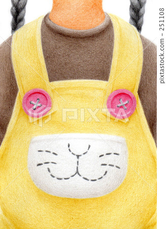 Overalls of rabbits - Stock Illustration [251108] - PIXTA