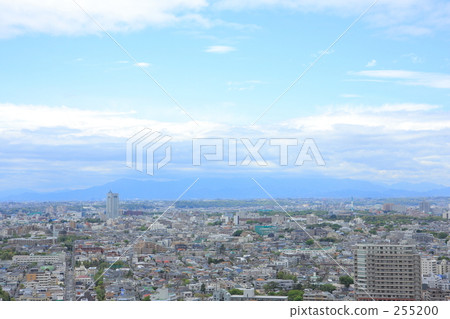 Blue sky and city 255200