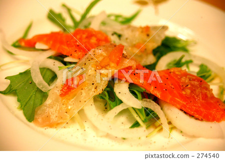 Salmon and red bream carpaccio 274540