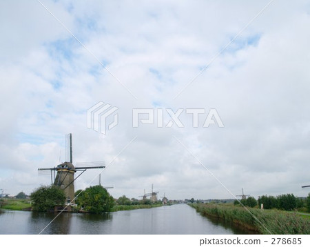 風力發電機組 金德代克 荷蘭 278685