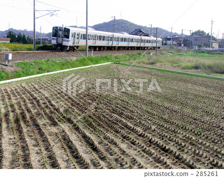 Fields and trains 285261