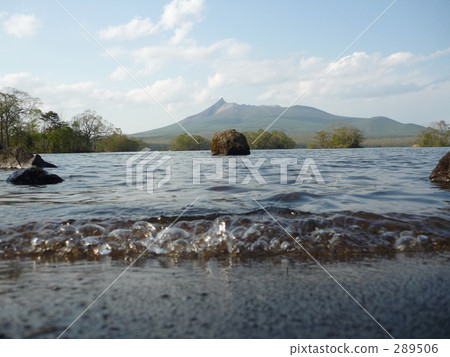 波浪和北海道大沼和Komagatake 289506