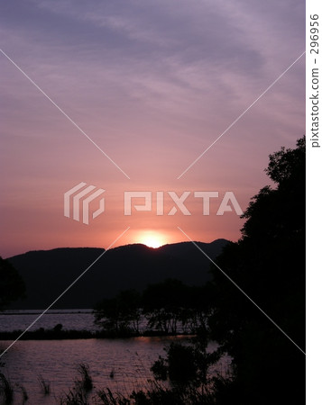 Sunset of Lake Biwa Hubei 7 Sunset of Lake Biwa Hubei 7 296956