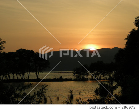 湖北琵琶湖日落1 296975