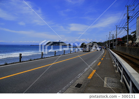 海岸線 鎌倉 江之島 300131