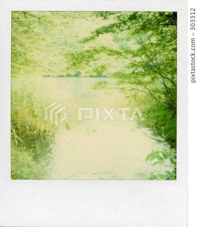 mt. bandaisan, fukushima prefecture, polaroid 303312