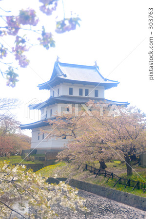 日本100名城 國際古蹟 松前城 303763